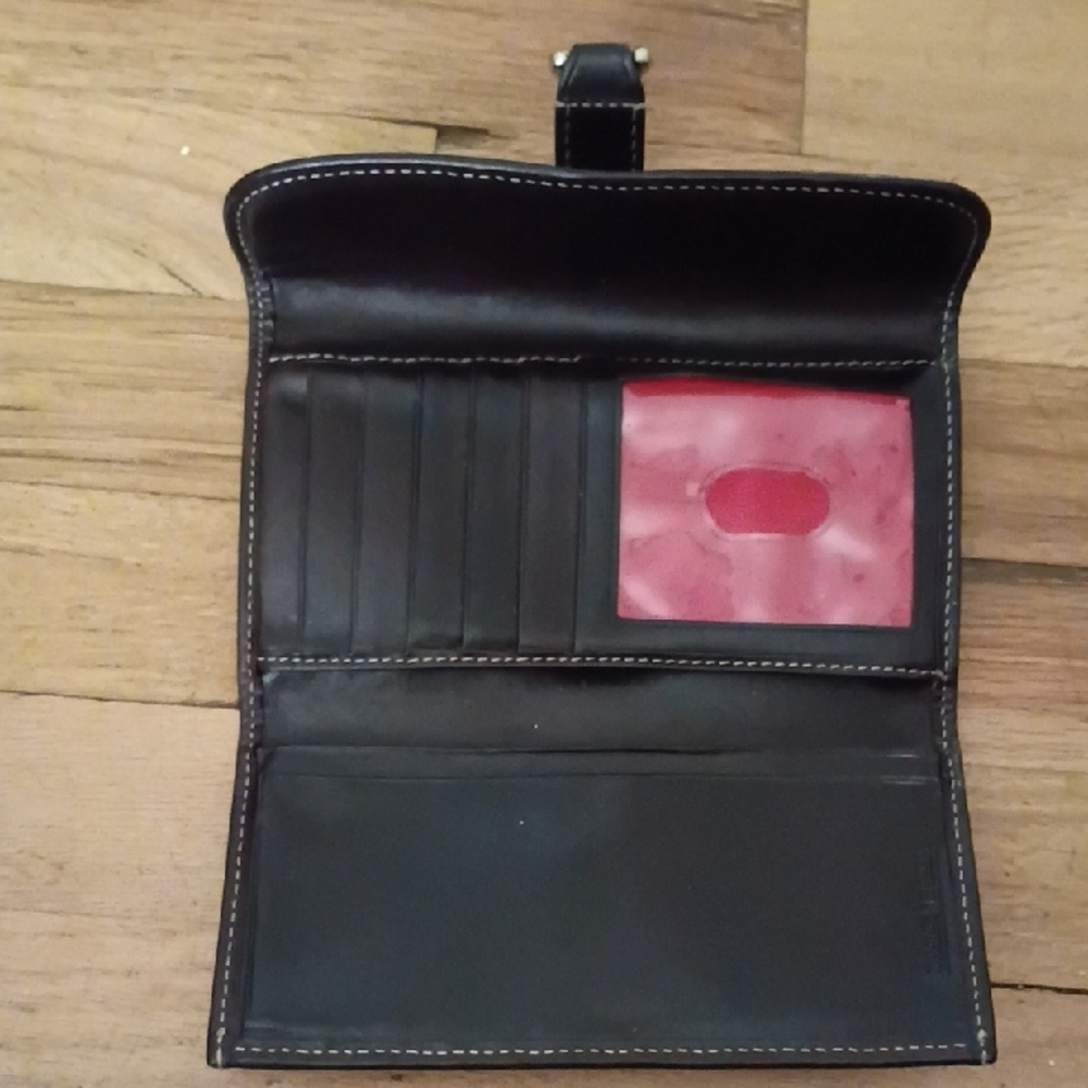 Dooney & Bourke Black and Brown  Wallet - Picture 3 of 3